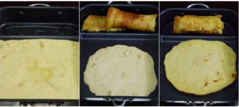 香蕉牛奶燕麦卷饼步骤4-6