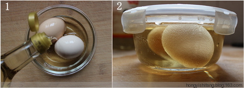 米醋鸡蛋步骤1-2