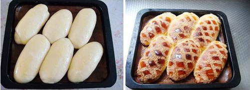 橄榄形酥香大面包步骤7-8