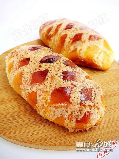 橄榄形酥香大面包的做法