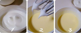 轻乳酪蛋糕步骤1-3
