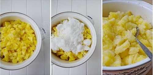 菠萝牛奶小面包步骤1-3