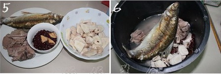 赤小豆鲮鱼煲粉葛汤步骤5-6