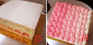 草莓幕斯蛋糕步骤15-16