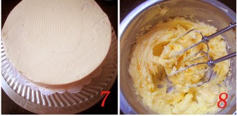 法式奶油霜裱花蛋糕步骤7-8