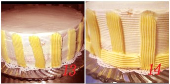 法式奶油霜裱花蛋糕步骤13-14