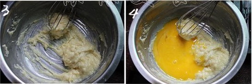 菠萝戚风蛋糕卷步骤3-4