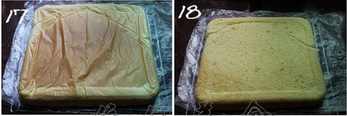 菠萝戚风蛋糕卷步骤17-18