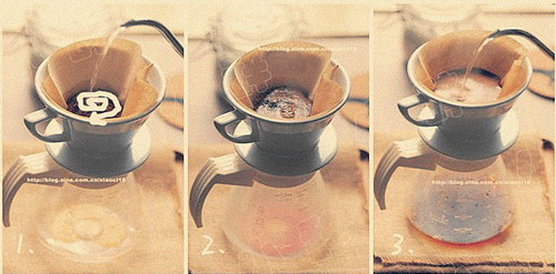 滴滤式咖啡步骤1-3