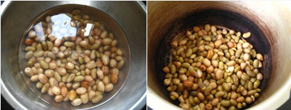 五香黄豆花生米步骤1-2