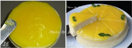 柠檬轻乳酪蛋糕步骤15-16