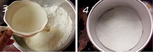 炫彩米发糕步骤3-4