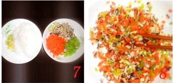 黄金大虾蒸饺步骤7-8