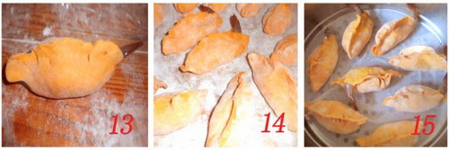 黄金大虾蒸饺步骤13-15