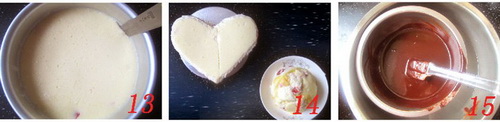 椰香巧克力樱桃奶酪蛋糕步骤13-15