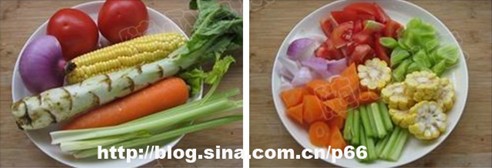 蔬菜瘦身汤步骤1