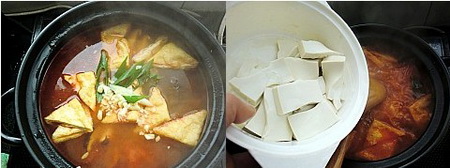 韩国火腿泡菜豆腐汤步骤5