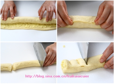 椰蓉面包卷步骤5-8