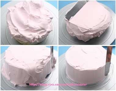 玫瑰奶油蛋糕步骤5-8