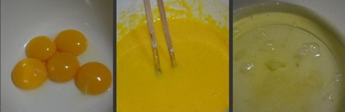 芒果奶油蛋糕步骤1-3