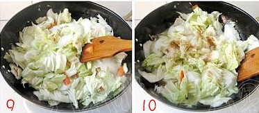 大白菜炖豆腐步骤9-10