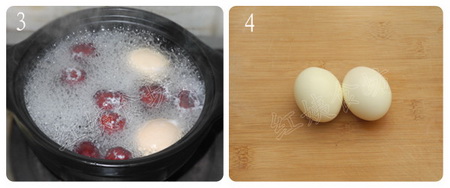 枸杞红枣煲鸡蛋步骤3-4
