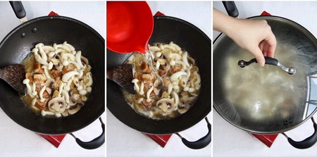 红烧猪肉蘑菇汤步骤3