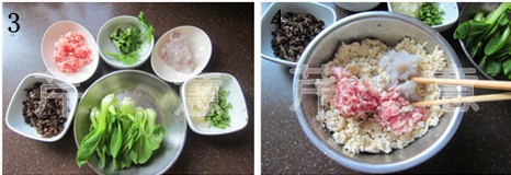 清炖豆腐狮子头步骤3-4