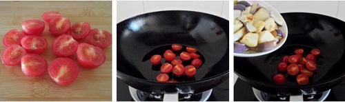 西红柿烧茄子步骤7-9