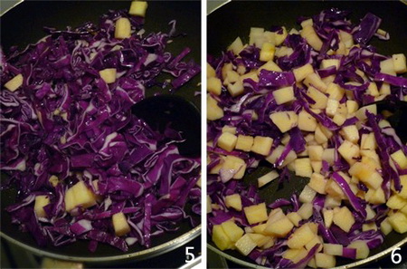 紫甘蓝苹果汤步骤5-6