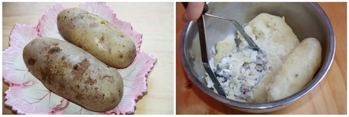 鲜奶蓝莓土豆泥步骤1