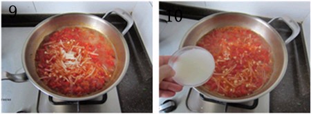 番茄金针蛋花汤步骤9-10