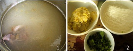 酸菜粉丝砂锅步骤1-2
