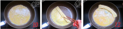 鸡蛋卷寿司步骤10-12