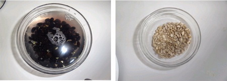 葵花籽黑豆浆步骤1-2