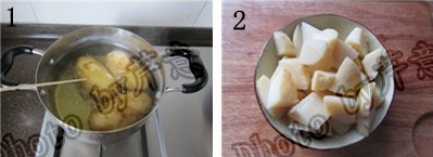 香辣锅巴土豆步骤1-2