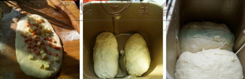 洋葱火腿芝士面包的做法步骤12-14
