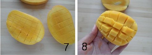 椰汁芒果小圆子步骤7-8