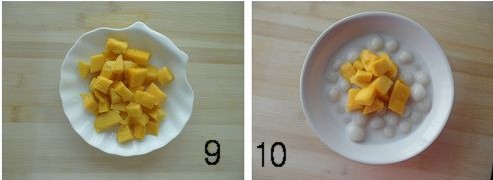 椰汁芒果小圆子步骤9-10