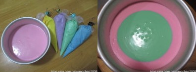 彩虹酸奶冻芝士的做法步骤1-2