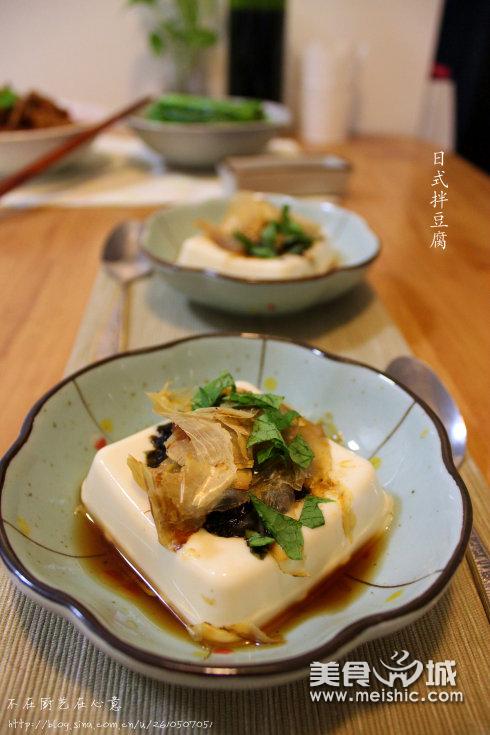 日式拌豆腐的做法