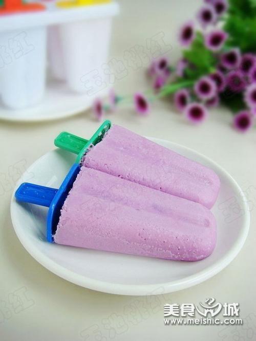 奶香紫薯雪糕的做法