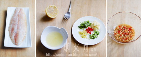 柠檬蒸鱼柳的做法步骤1-4