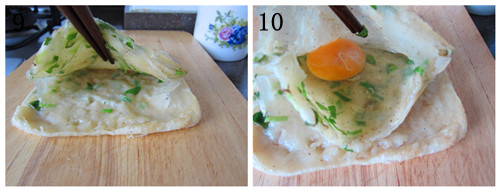 香酥鸡蛋灌饼步骤9-10
