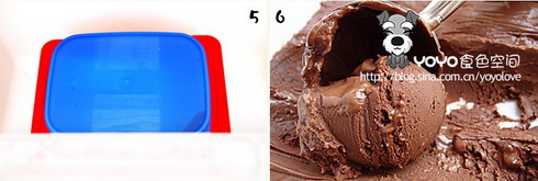 自制巧克力冰淇淋的做法步骤7-9