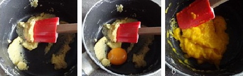 橙香日式棉花蛋糕的做法步骤4-6