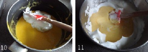 橙香日式棉花蛋糕的做法步骤10-12