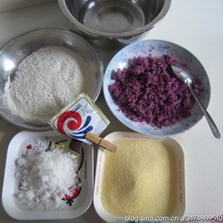 紫薯发糕步骤1