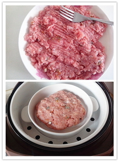 梅香咸鱼蒸肉饼的做法步骤5