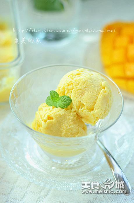 芒果椰香冰淇淋的做法